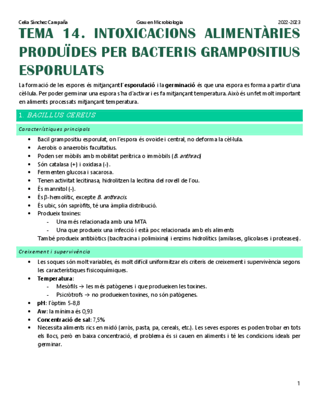 Miniatura del documento Tema-14.-Intoxicacions-alimentaries-produides-per-bacteris-grampositius-esporulats.pdf