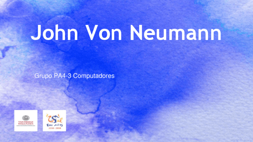 Miniatura del documento Presentacion-John-Von-Neumann.pdf