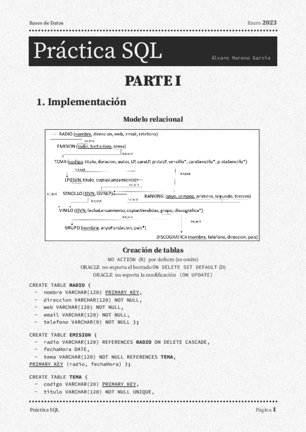 Miniatura del documento PRÁCTICA SQL - Bases de Datos.pdf