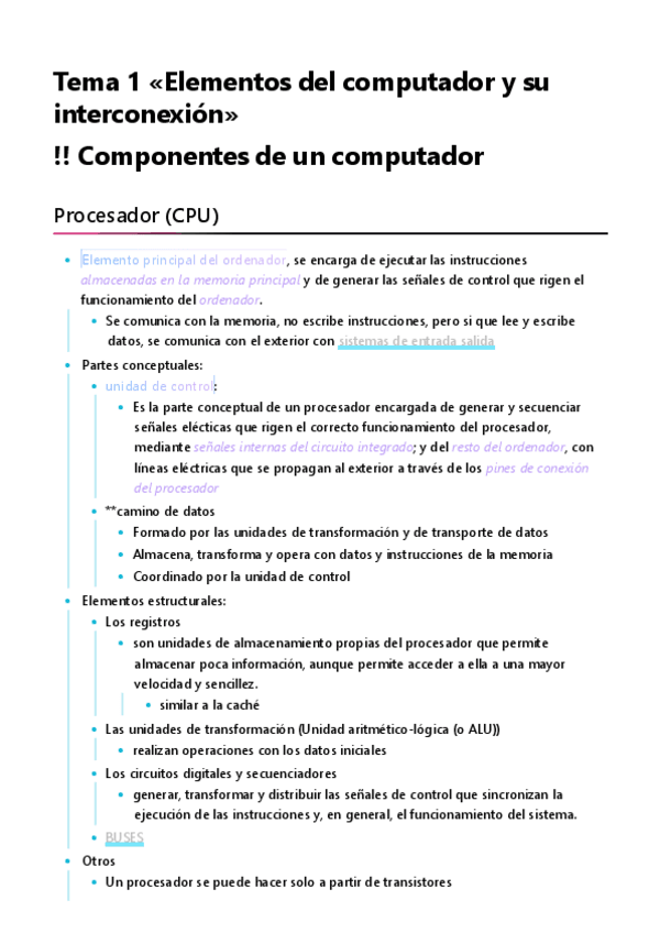 Miniatura del documento RESUMEN-Tema-1-Elementos-del-computador-y-su-interconexion.pdf
