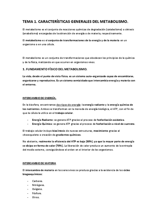 Miniatura del documento TEMA 1. CARACTERÍSTICAS GENERALES DEL METABOLISMO.pdf