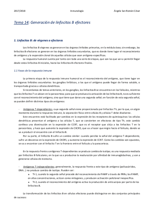 Miniatura del documento 14. Generación de linfocitos B efectores.pdf
