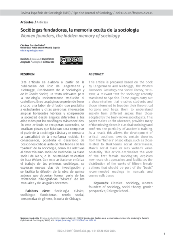 Miniatura del documento Dialnet-SociologasFundadorasLaMemoriaOcultaDeLaSociologia-7866713-1.pdf
