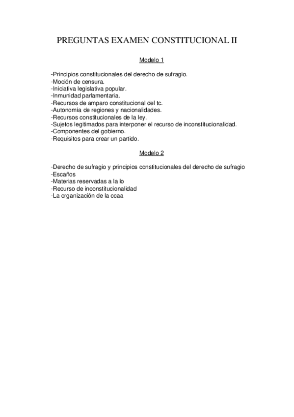 Miniatura del documento PREGUNTAS EXAMEN CONSTITUCIONAL II.doc