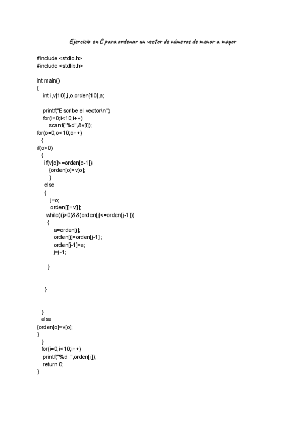 Miniatura del documento Ejercicio-en-C-para-ordenar-un-vector-de-numeros-de-menor-a-mayor.pdf