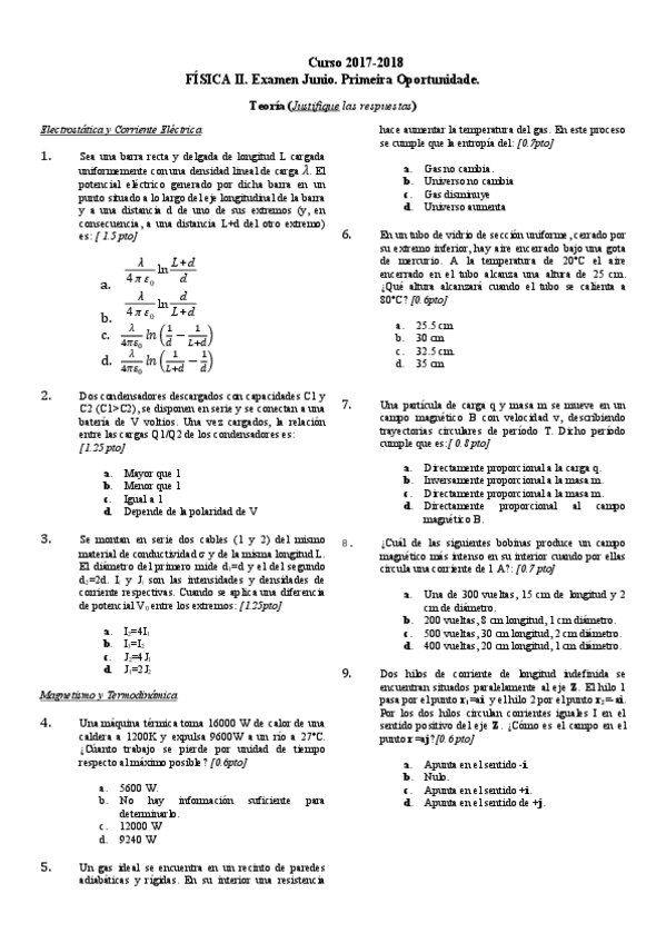 Miniatura del documento Examen-Fisica-II-Junio-V2-201718-Resuelto.pdf
