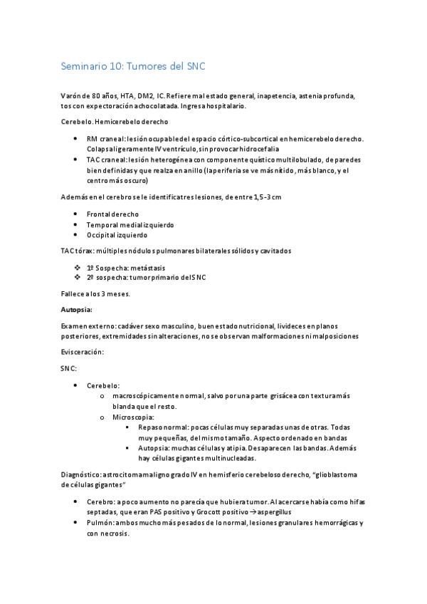 Miniatura del documento Seminario 10 tumores SNC.pdf