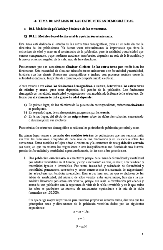 Miniatura del documento (Demográfico) zTema 10. Análisis de las estructuras demográficas..pdf