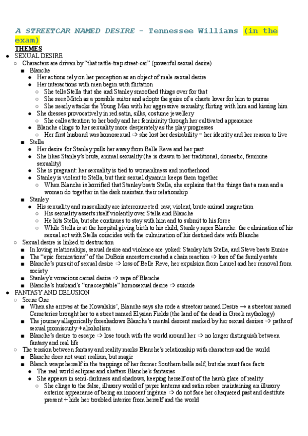 Miniatura del documento ANALYSIS OF "A STREETCAR NAMED DESIRE", "AS I LAY DYING" AND "OLD MAN AT THE BRIDGE".pdf