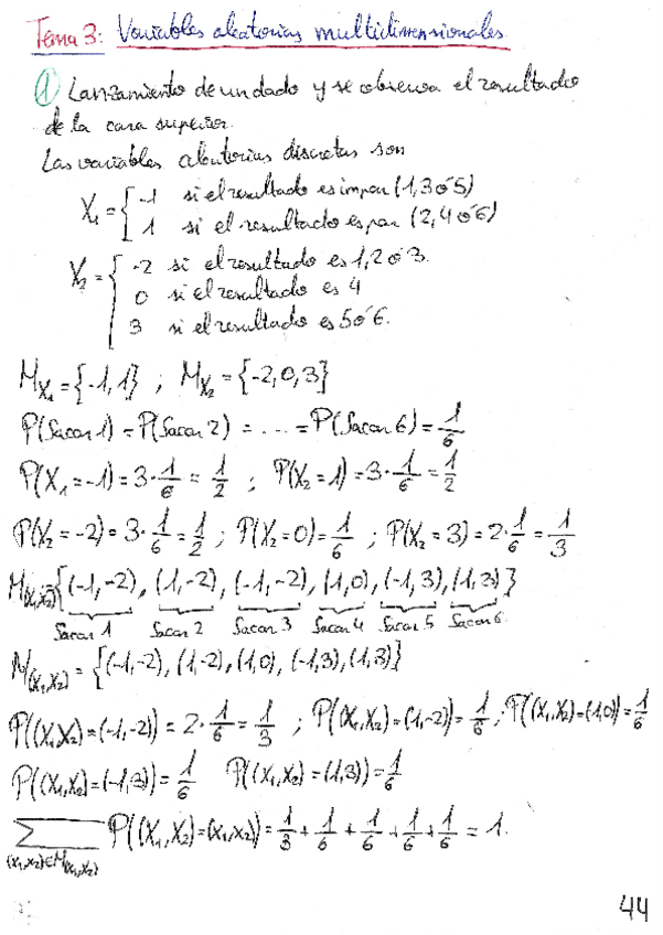 Miniatura del documento Ejercicios Tema 3: Variables aleatorias multidimensionales.pdf
