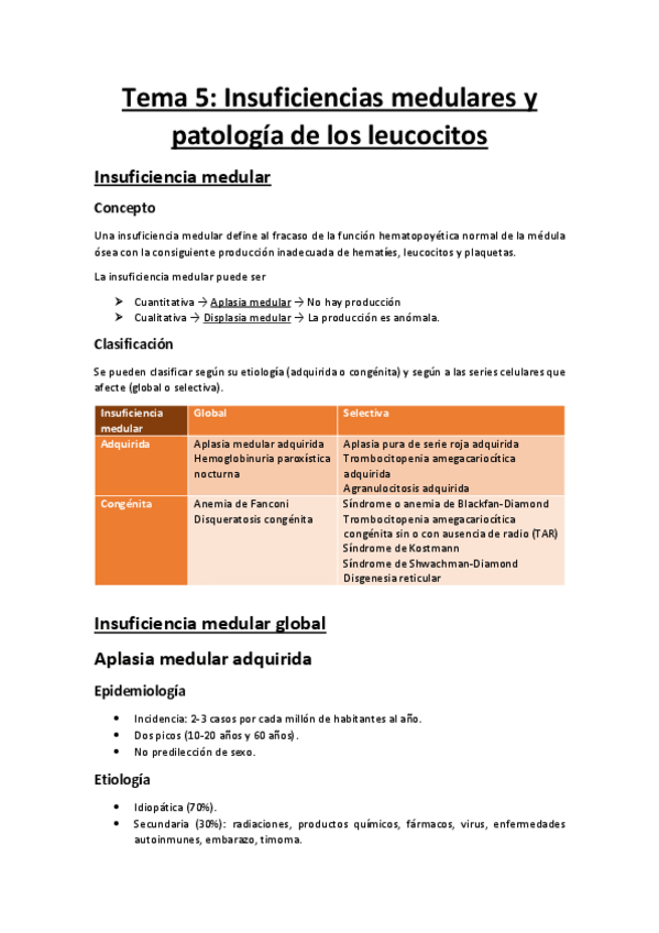 Miniatura del documento Tema-5-Insuficiencia-medular-y-leucocitos.pdf