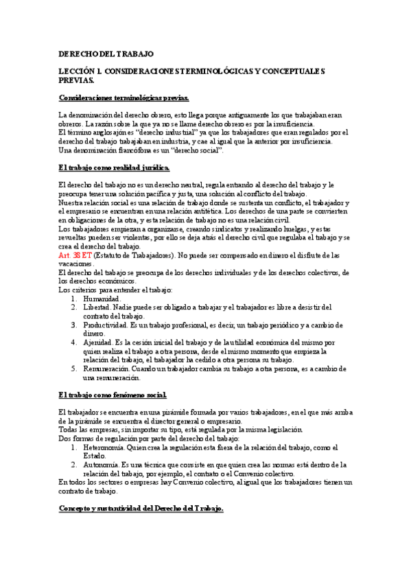 Miniatura del documento Derecho del Trabajo. Lección 1-8.pdf