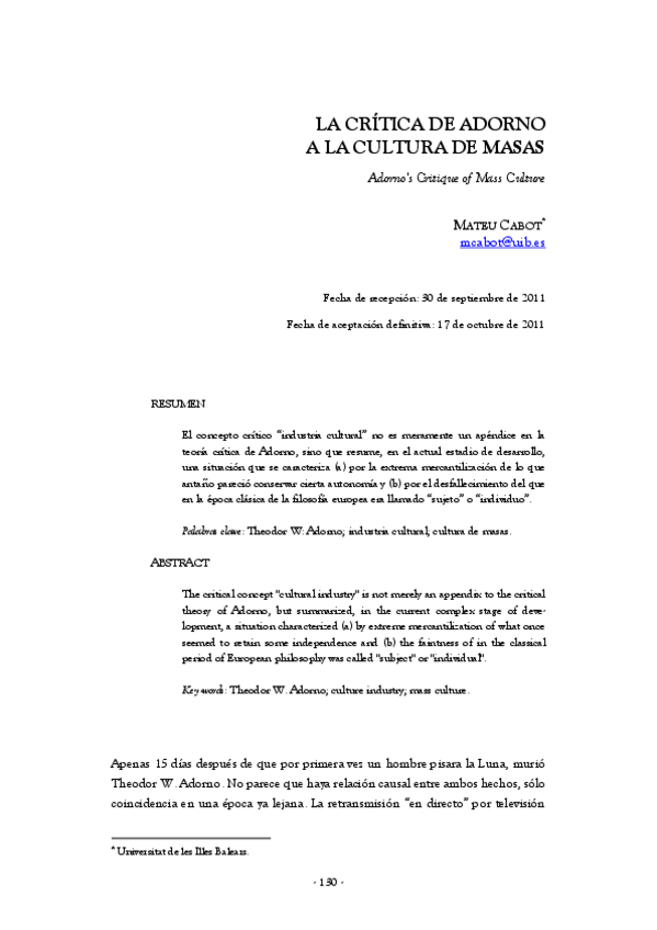 Miniatura del documento Dialnet-LaCriticaDeAdornoALaCulturaDeMasas-4245598.pdf