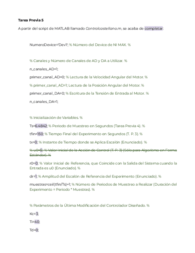 Miniatura del documento Tareas Previas 5 y 6 (Script) - Práctica II TAU.pdf