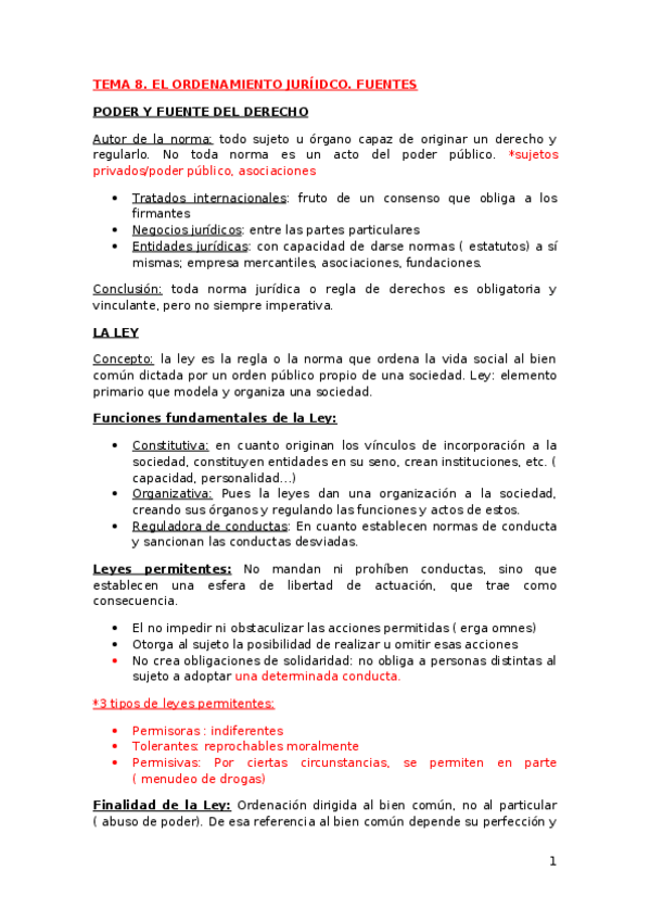 Miniatura del documento TEMA 8. EL ORDENAMIENTO JURÍDICO. FUENTES.docx