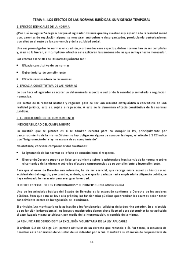 Miniatura del documento LECCIÓN 4. Los efectos de las normas jurídicas. Su vigencia temporal.pdf