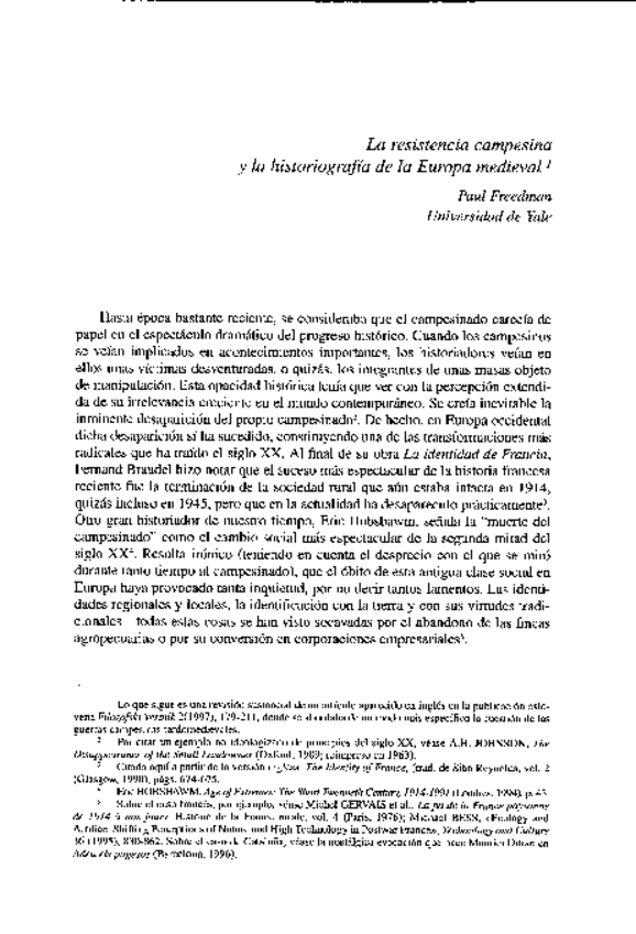 Miniatura del documento La-resistencia-campesina-y-la-historiografia-de-la-europa-medieval.pdf