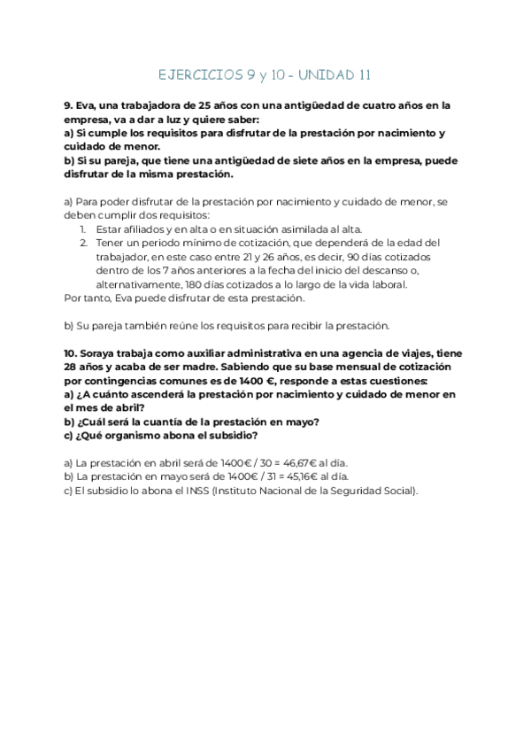 Miniatura del documento Ejercicio 9 y 10 | U11 - Seguridad Social.pdf