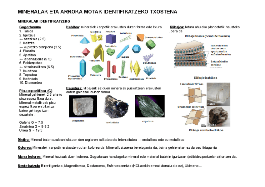 Miniatura del documento Arrokak eta mineralak identifikatzeko - 1.ebaluaketa.pdf