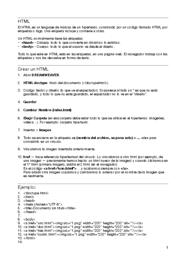 Miniatura del documento Crear HTML (e insertar imágenes y vinculos).pdf