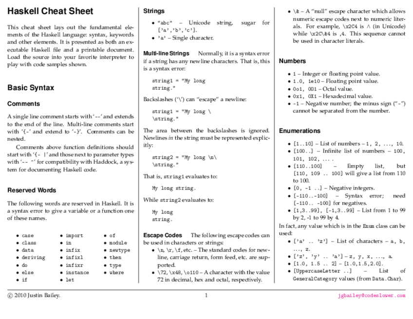 Miniatura del documento HASKELL-cheat-sheet.pdf