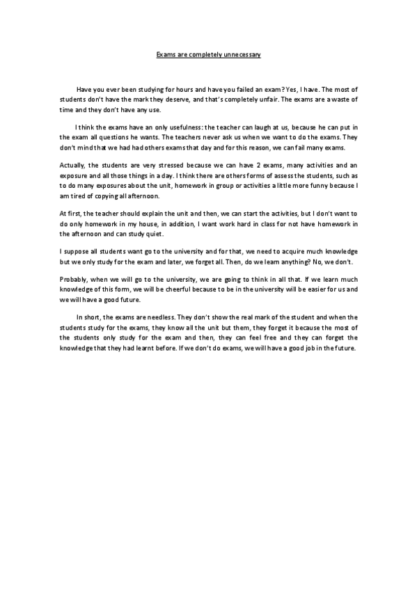 Miniatura del documento Exams-are-completely-unnecesary-Redaccion.pdf