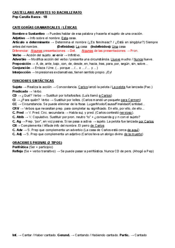 Miniatura del documento Apuntes Castellano - 1º Bachillerato.pdf