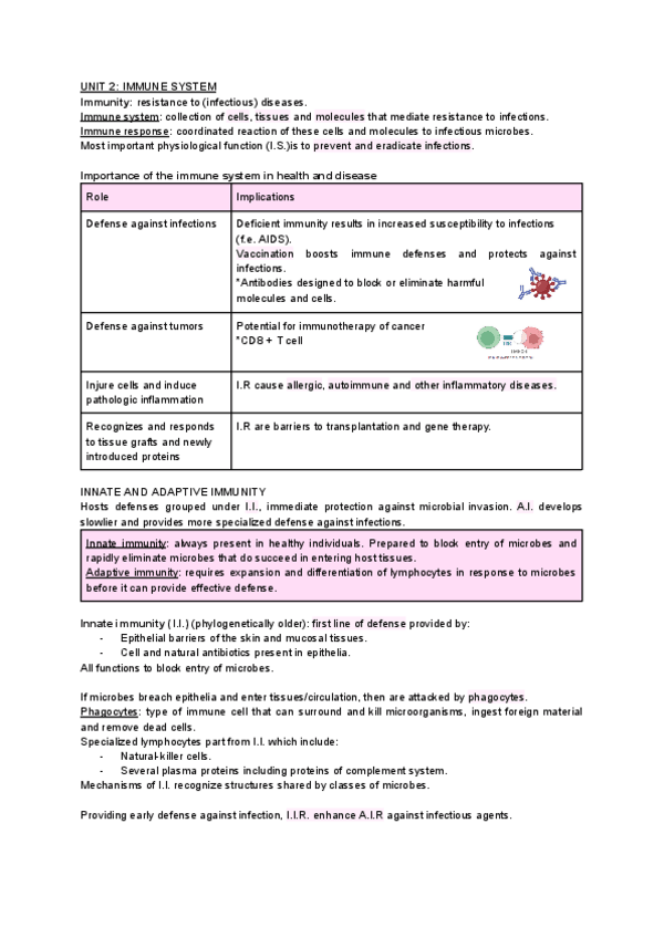 Miniatura del documento UNIT-2-immune-system.pdf