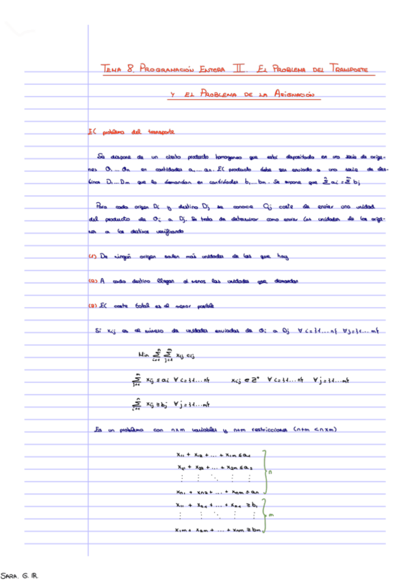 Miniatura del documento Tema 8. Programacion Entera II. El Problema del Transporte y el Problema de la Asignacion.pdf