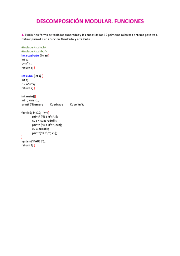 Miniatura del documento Ejercicios DESCOMPOSICIÓN MODULAR. Funciones.pdf