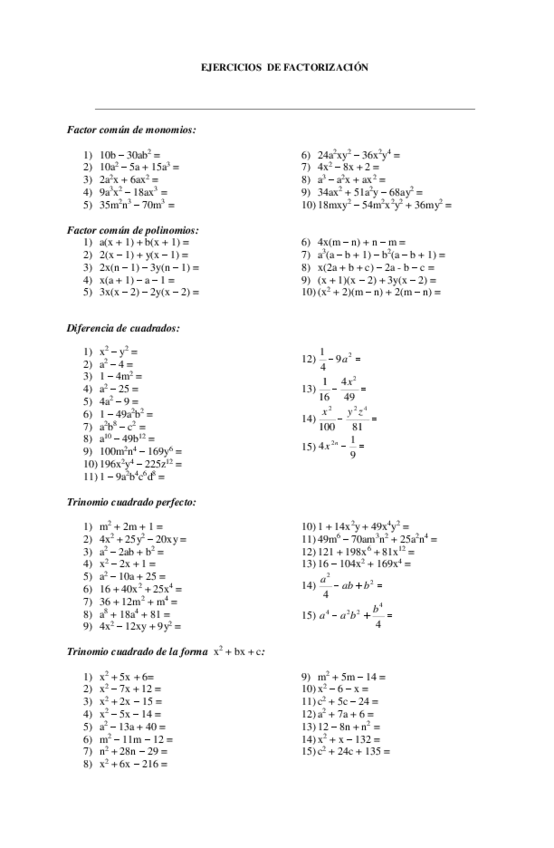 Miniatura del documento Ejercicios-de-Factorizacion.pdf