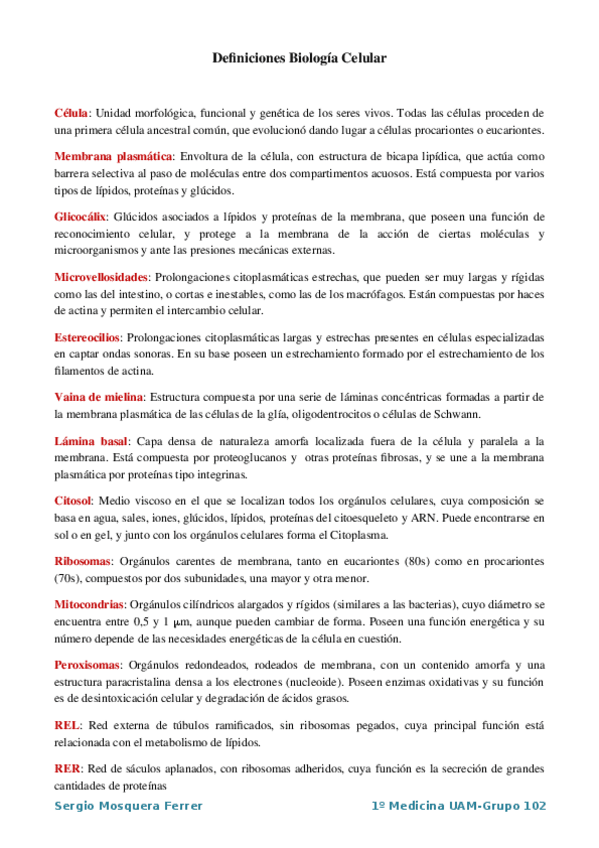 Miniatura del documento Definiciones Biología Celular.docx