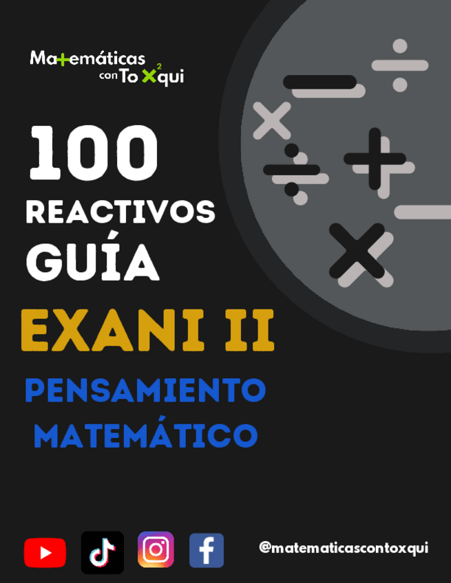 Miniatura del documento 100PreguntasdeMatematicasparaEXANIIIByMatematicasconToxqui.pdf