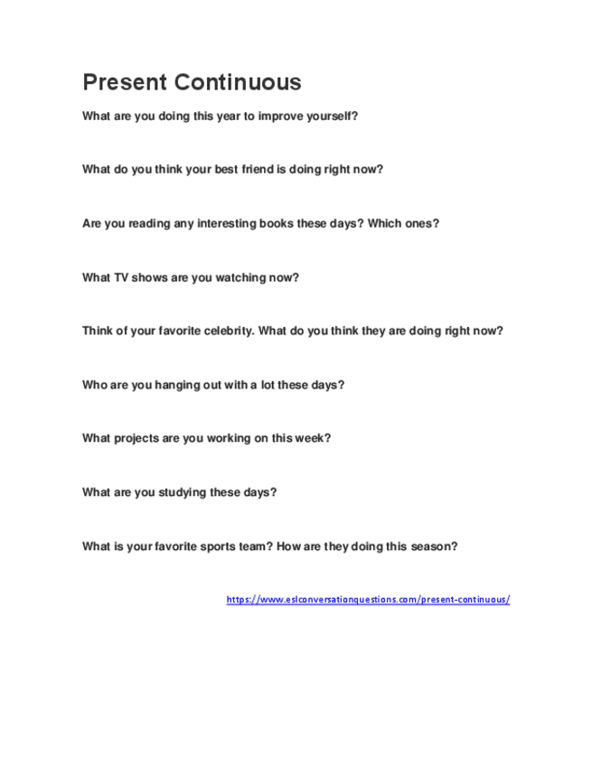 Miniatura del documento Present-Continuous-Conversation-Questions.pdf