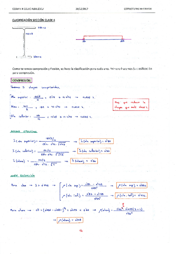 Miniatura del documento Ejercicio completo 13 (Vigas - sección clase 4).pdf