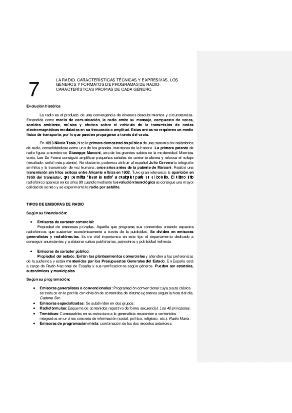 Miniatura del documento 7-LA-RADIO-CARACTERISTICAS-TECNICAS-Y-EXPRESIVAS-LOS-GENEROS-Y-FORMATOS-DE-PROGRAMAS-DE-RADIO.-CARACTERISTICAS-PROPIAS-DE-CADA-GENERO.pdf