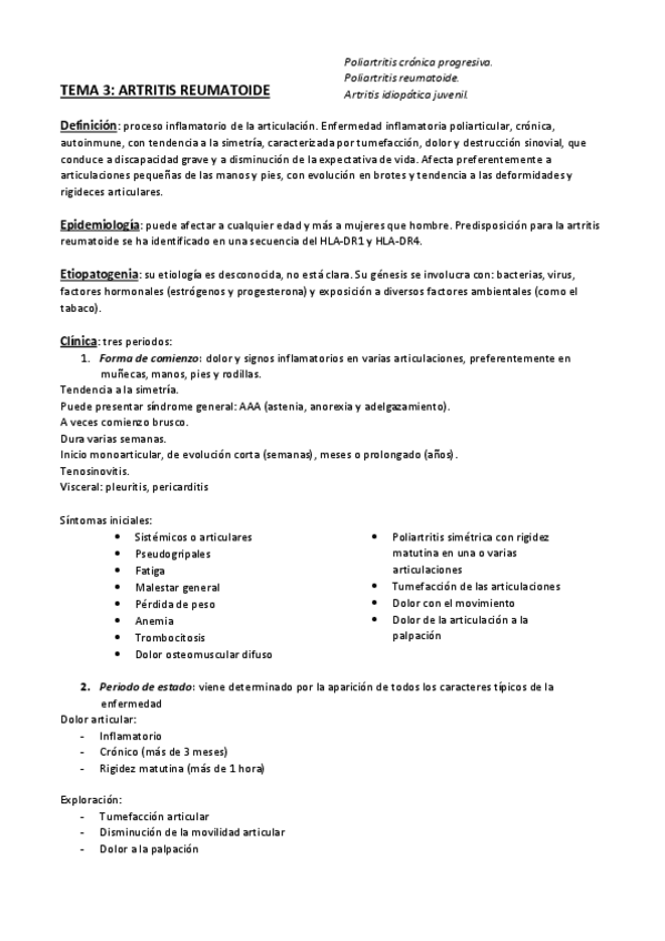 Miniatura del documento TEMA 3 artritis reumatoide TERMINADO.pdf