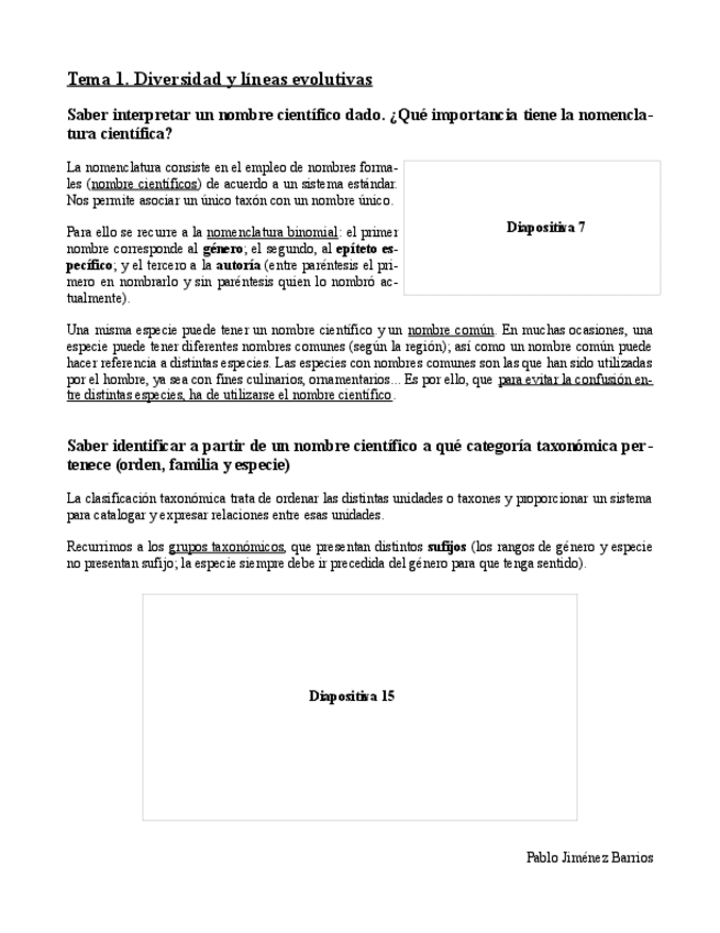 Miniatura del documento Tema 1. Diversidad y lineas evolutivas. Métodos de estudio.pdf