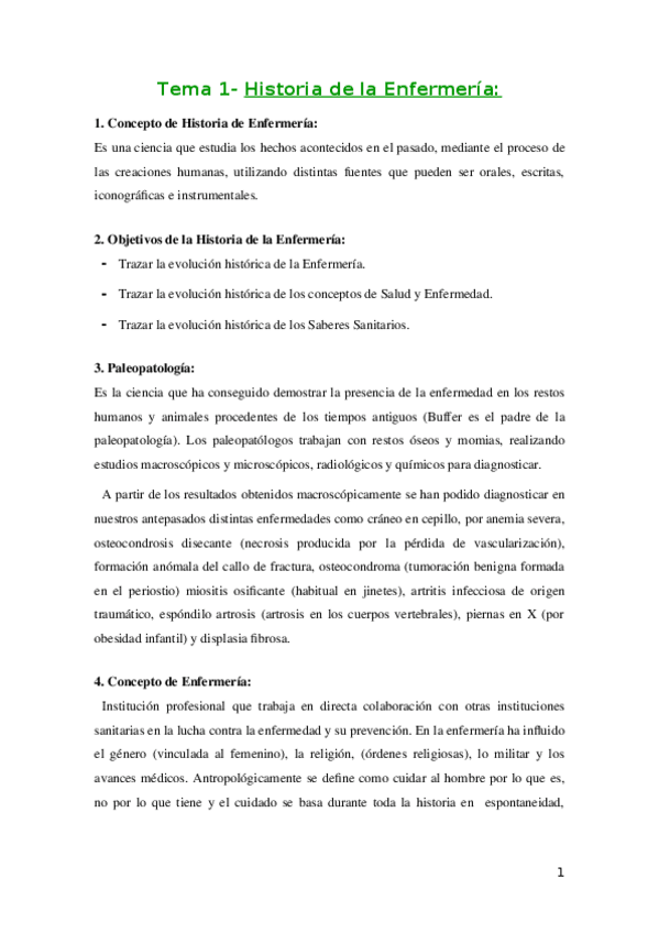 Miniatura del documento Tema 1- Historia de la Enfermería.docx