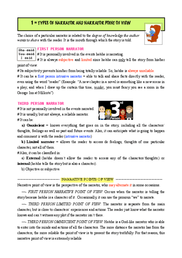 Miniatura del documento  Apuntes narrator and point of view.pdf