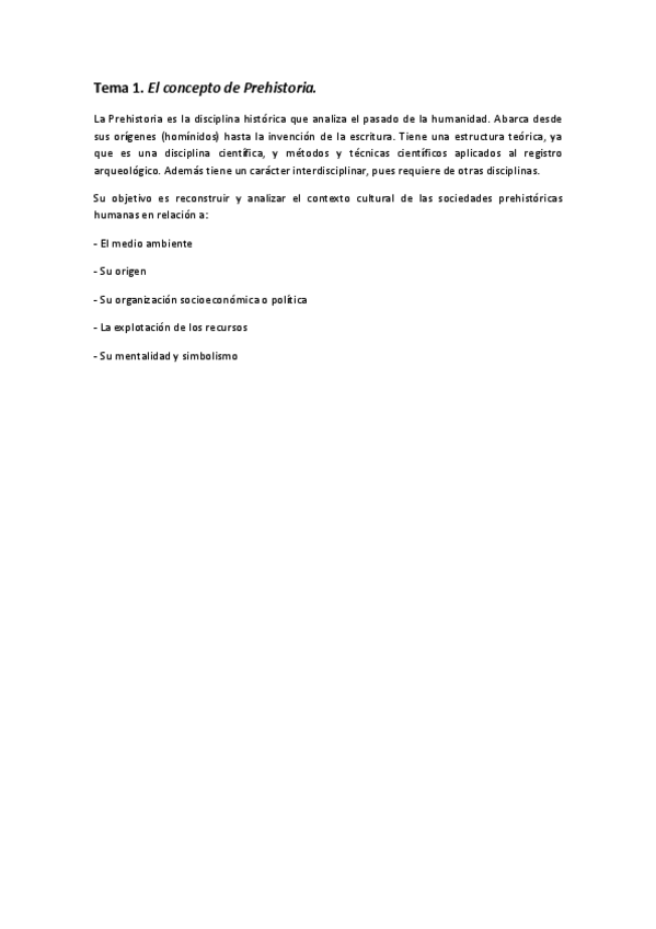 Miniatura del documento Temario completo de Prehistoria I.pdf