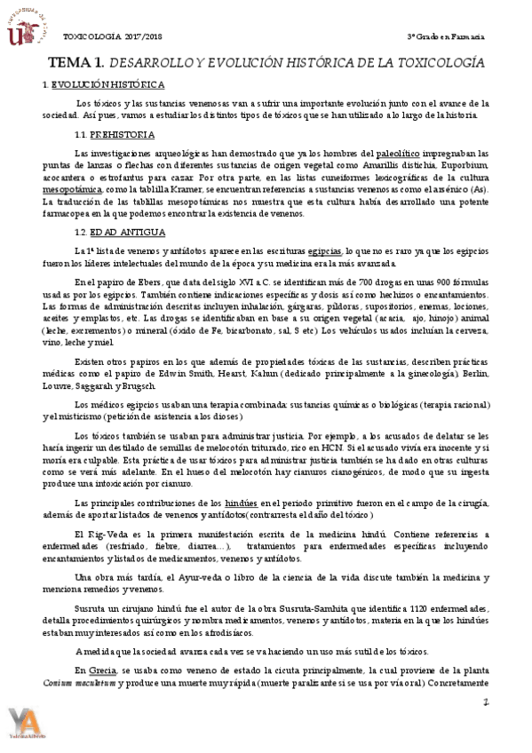 Miniatura del documento TEMA 1 DESARROLLO Y EVOLUCIÓN HISTÓRICA DE LA TOXICOLOGÍA.pdf