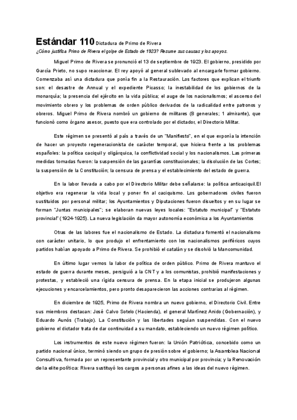 Miniatura del documento Estandar 110 - Dictadura de Primo de Rivera.pdf
