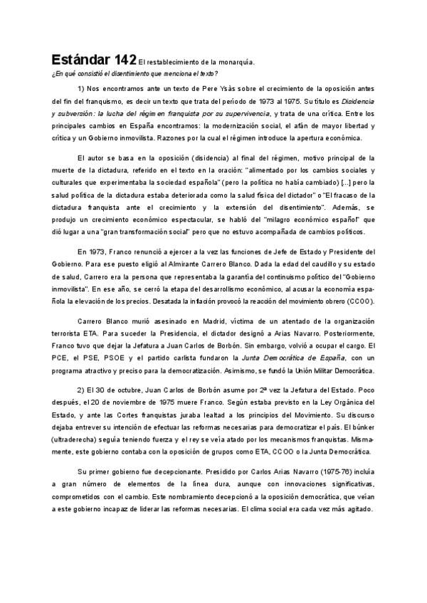 Miniatura del documento Estandar 142 - El restablecimiento de la monarquia.pdf