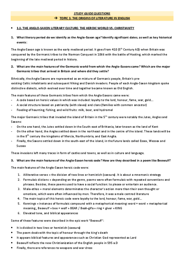 Miniatura del documento Study-Guide-questions-Introduction-to-Literature-in-English.pdf