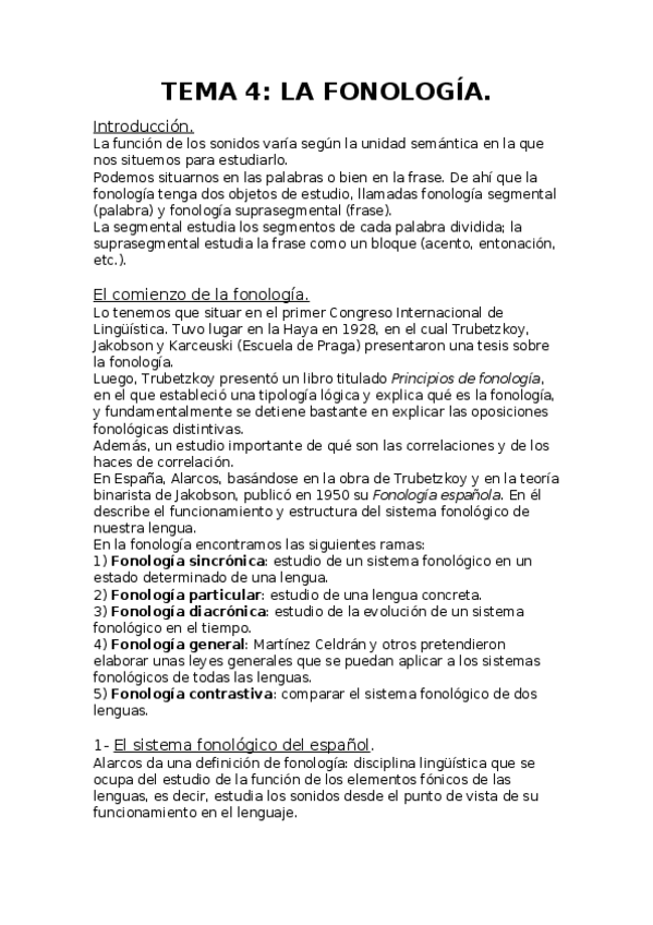 Miniatura del documento Tema 4 - La fonología..docx