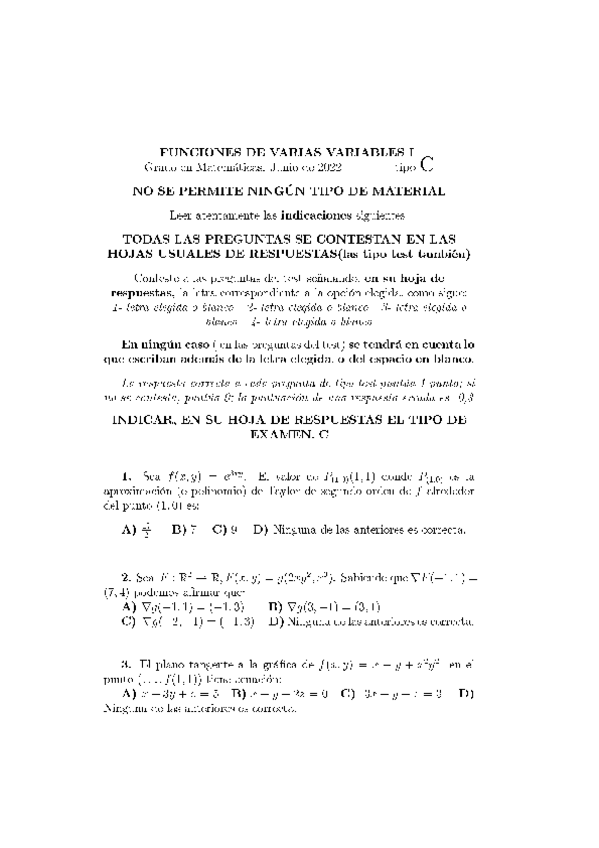 Miniatura del documento Funciones-de-Varias-Variables-I-Segunda-Semana-Tipo-C-Curso-22-23.pdf