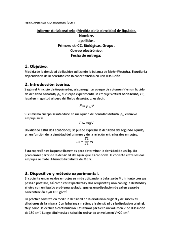 Miniatura del documento informe practica 9 Medida de la densidad de líquidos.pdf