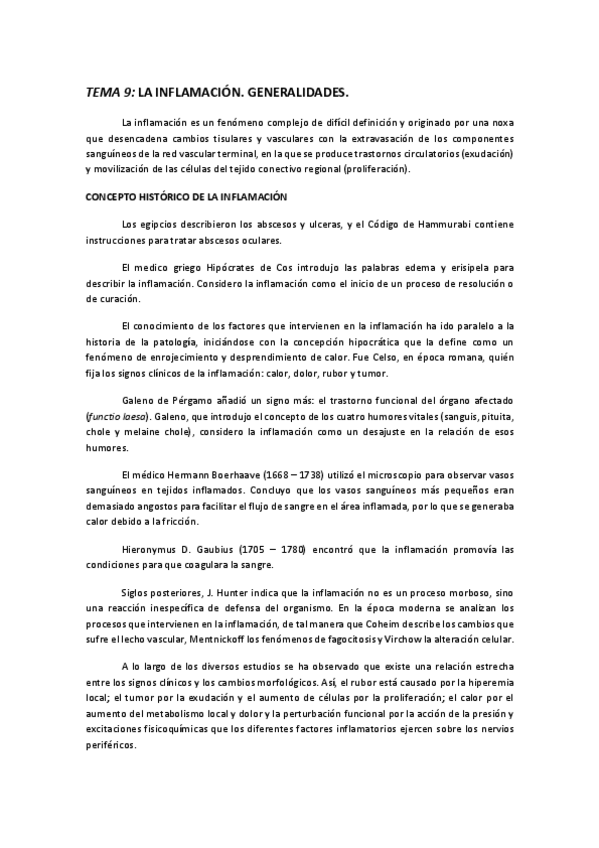 Miniatura del documento TEMA 9 LA INFLAMACIÓN (GENERALIDADES).pdf