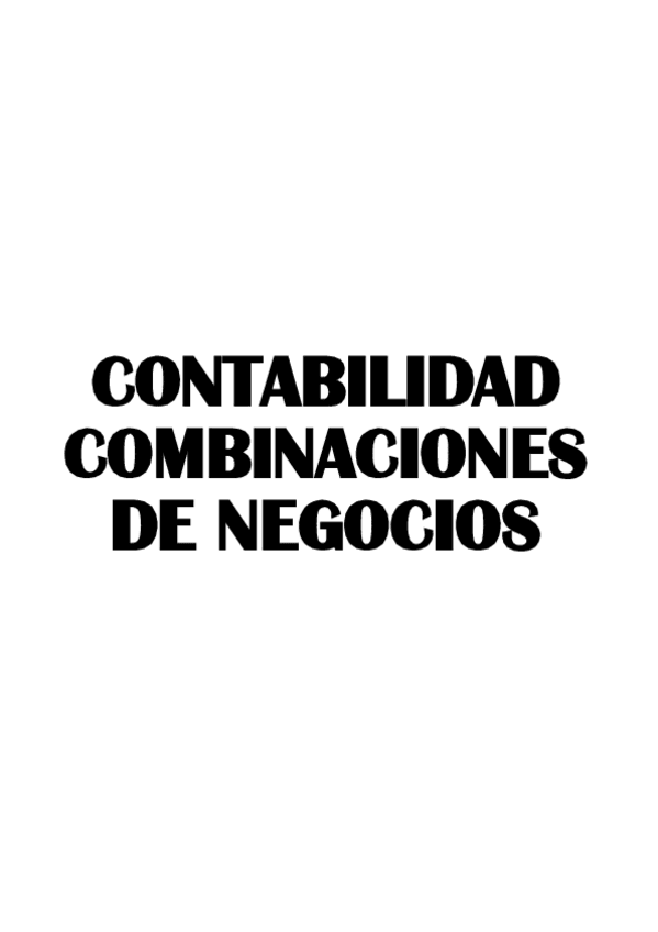 Miniatura del documento Apuntes Contabilidad de Combinaciones de Negocios.pdf